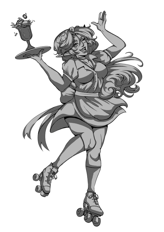 Greyscale & Halftone Shading